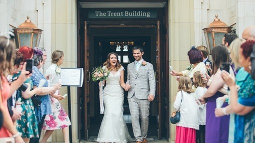 Wedding in the Trent building 